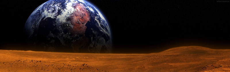 Marte y Tierra